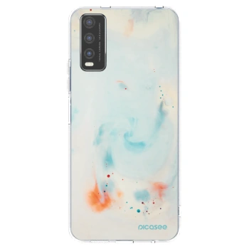 Picasee Vivo Y20s Hülle - Transparentes Silikon - Splash