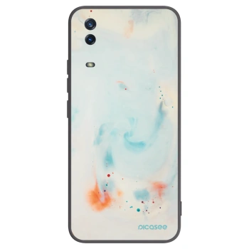 Picasee Vivo Y11s Hülle - Schwarzes Silikon - Splash