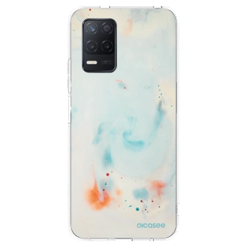 Picasee Realme 8 5G Hülle - Transparentes Silikon - Splash