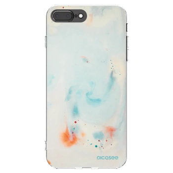 Picasee Apple iPhone 7 Plus Hülle - Transparentes Silikon - Splash