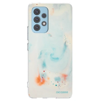 Picasee Samsung Galaxy A53 5G A536 Hülle - Transparentes Silikon - Splash