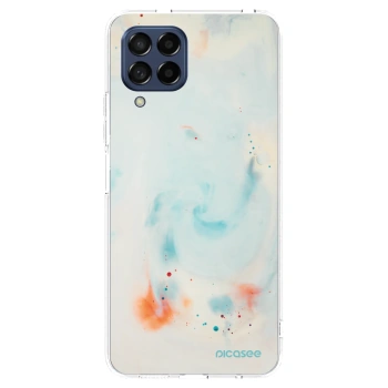 Picasee Samsung Galaxy M53 5G Hülle - Transparentes Silikon - Splash