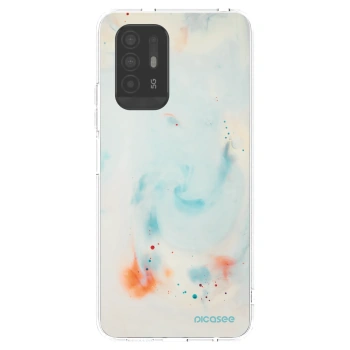 Picasee OPPO A94 5G Hülle - Transparentes Silikon - Splash
