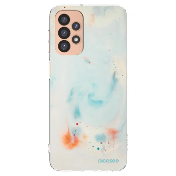 Picasee Samsung Galaxy A23 A236B 5G Hülle - Transparentes Silikon - Splash