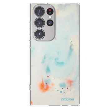 Picasee Samsung Galaxy S23 Ultra 5G Hülle - Transparentes Silikon - Splash