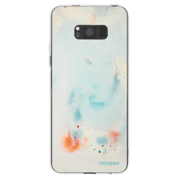 Picasee Samsung Galaxy S8 G950F Hülle - Transparentes Silikon - Splash