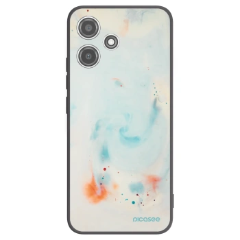 Picasee Xiaomi Redmi 12 5G Hülle - Schwarzes Silikon - Splash