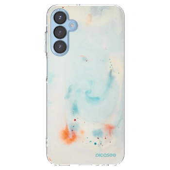 Picasee Samsung Galaxy A15 A156B 5G Hülle - Transparentes Silikon - Splash