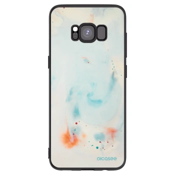 Picasee Samsung Galaxy S8 G950F Hülle - Schwarzes Silikon - Splash