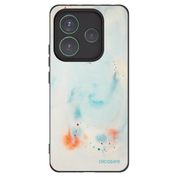 Picasee Xiaomi Redmi Note 14 5G Hülle - Schwarzes Silikon - Splash