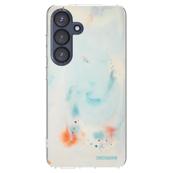 Picasee Samsung Galaxy S25 5G Hülle - Transparentes Silikon - Splash