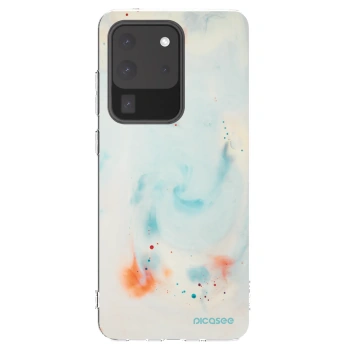 Picasee Samsung Galaxy S20 Ultra 5G G988F Hülle - Transparentes Silikon - Splash