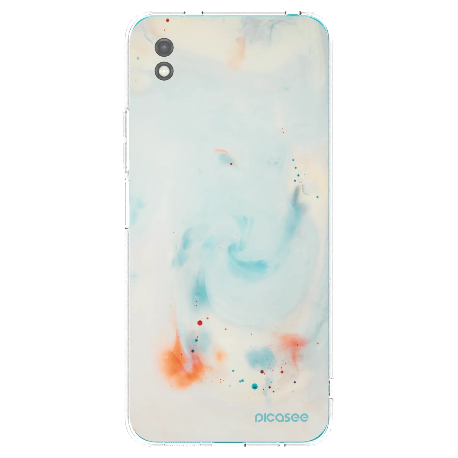 Picasee Xiaomi Redmi 9A Hülle - Schwarzes Silikon - Splash