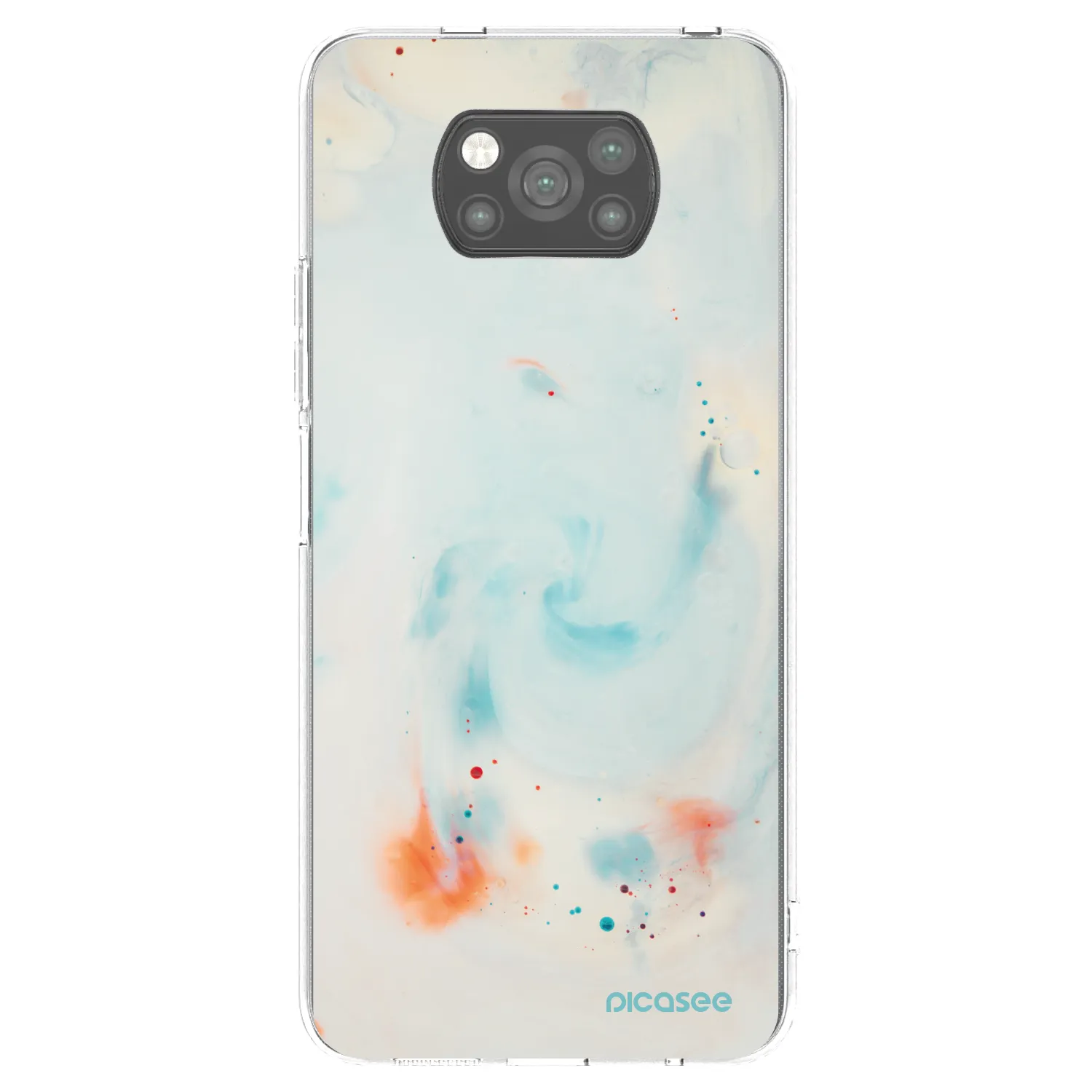 Picasee Xiaomi Poco X3 Pro Hülle - Schwarzes Silikon - Splash