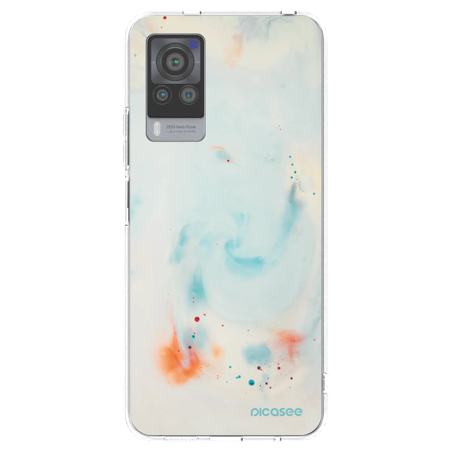 Picasee Vivo X60 Pro 5G Hülle - Transparentes Silikon - Splash