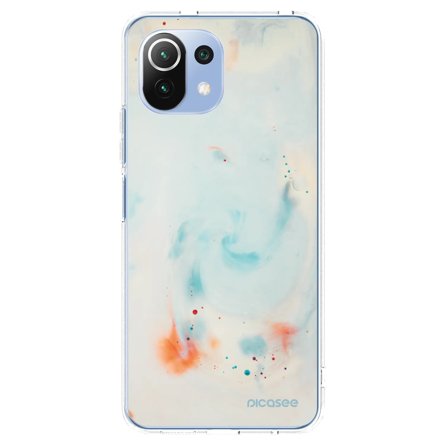 Picasee Xiaomi 11 Lite 5G NE Hülle - Transparentes Silikon - Splash