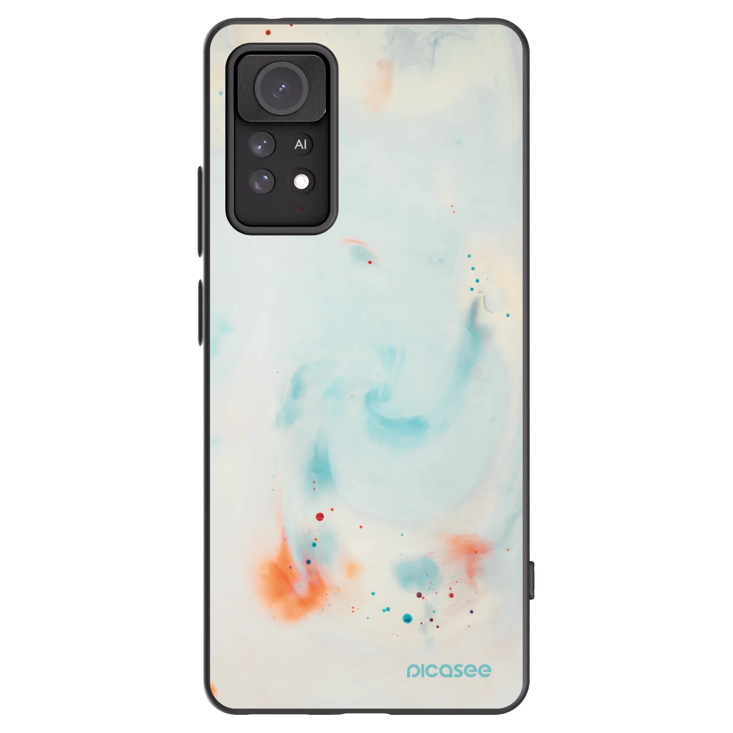 Picasee Xiaomi Redmi Note 11 Pro 5G Hülle - Schwarzes Silikon - Splash
