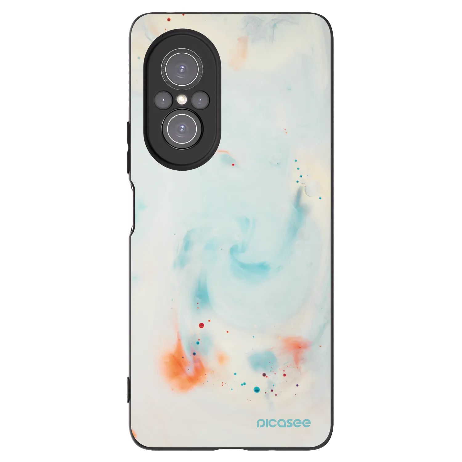 Picasee Huawei Nova 9 SE Hülle - Schwarzes Silikon - Splash