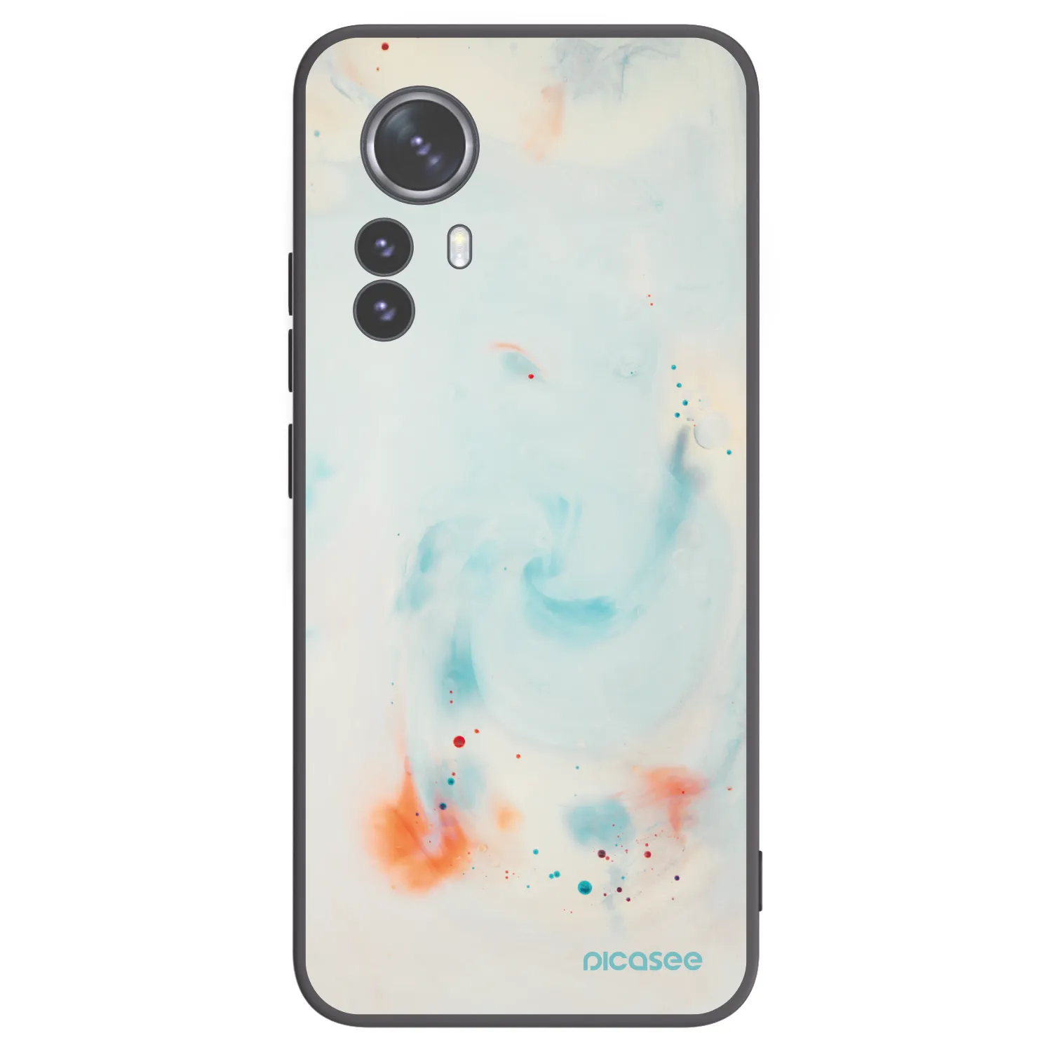 Picasee Xiaomi 12 Pro Hülle - Schwarzes Silikon - Splash