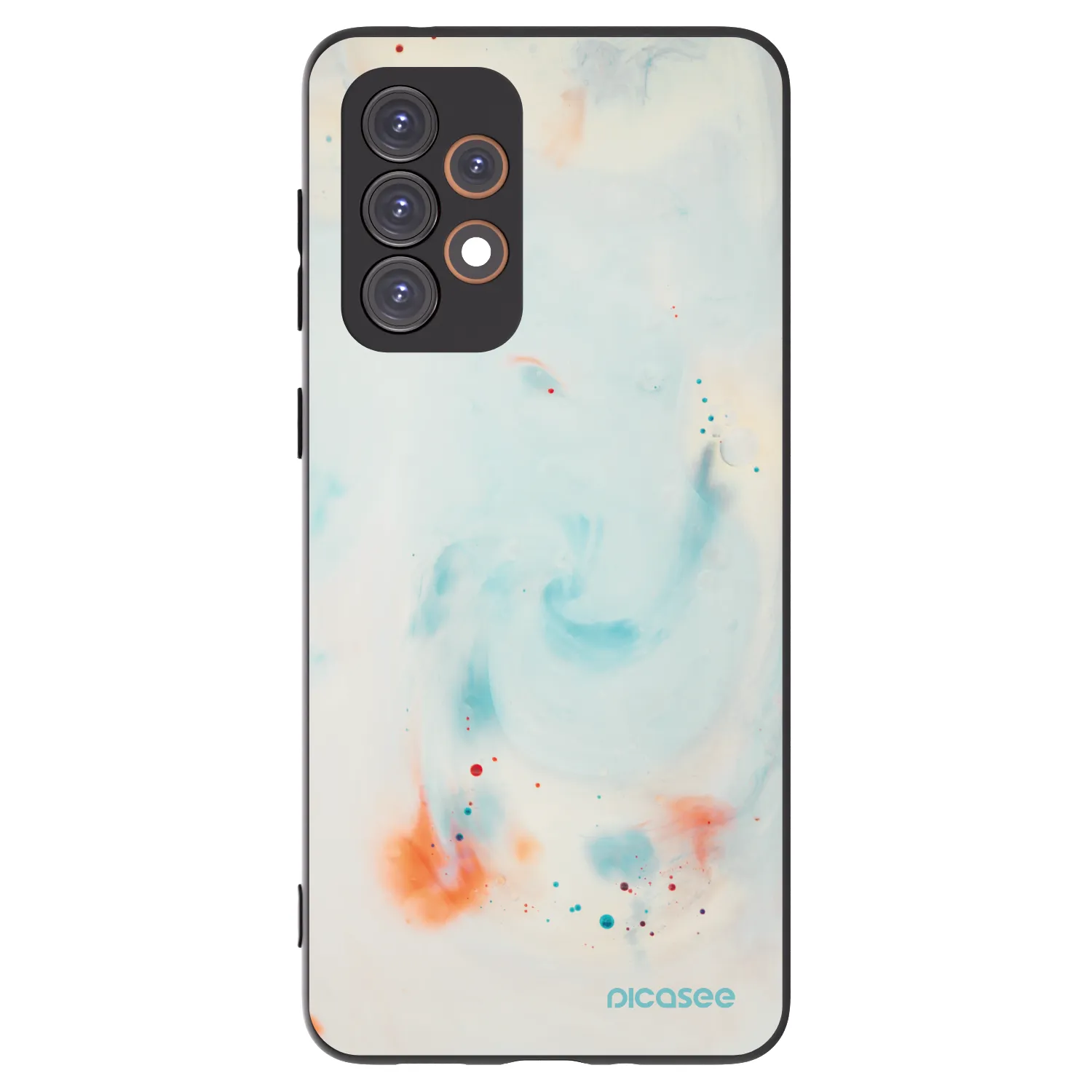 Picasee Samsung Galaxy A33 5G A336 Hülle - Schwarzes Silikon - Splash