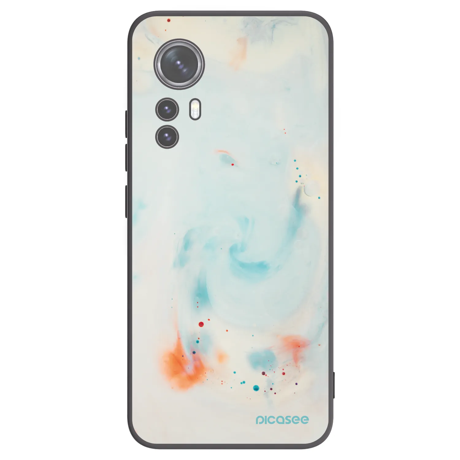 Picasee Xiaomi 12X Hülle - Schwarzes Silikon - Splash