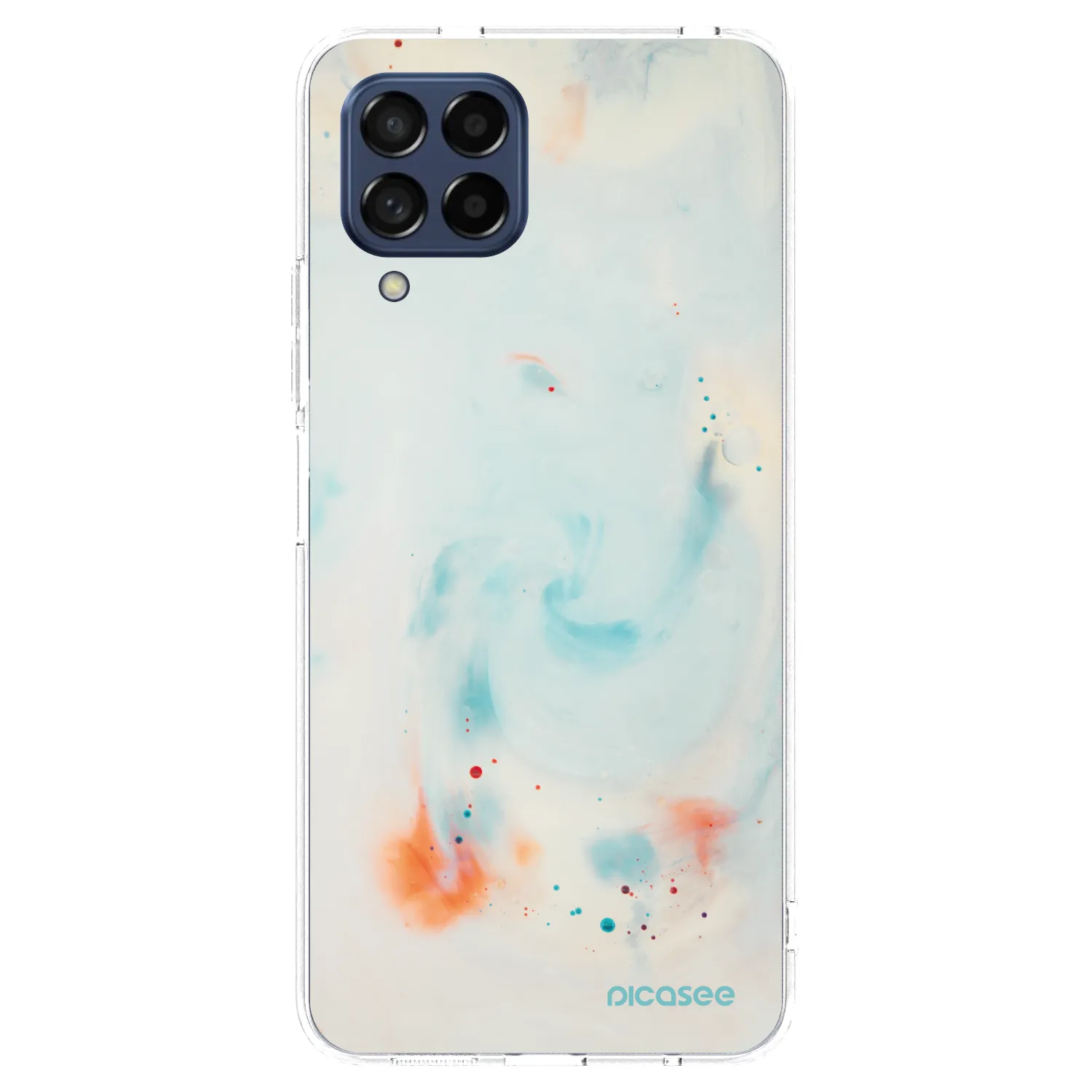 Picasee Samsung Galaxy M53 5G Hülle - Transparentes Silikon - Splash