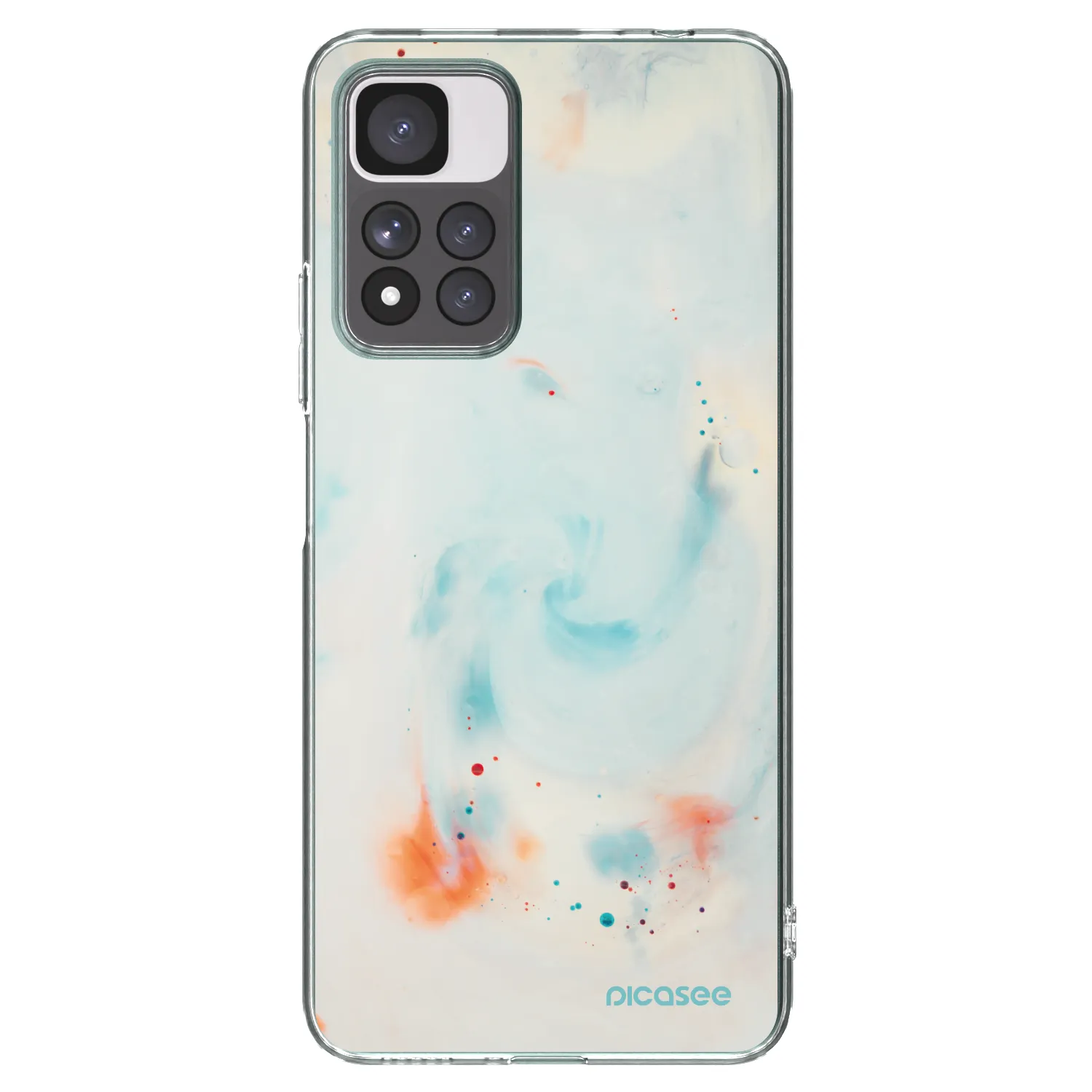 Picasee Xiaomi Redmi Note 11 Pro+ 5G Hülle - Transparentes Silikon - Splash