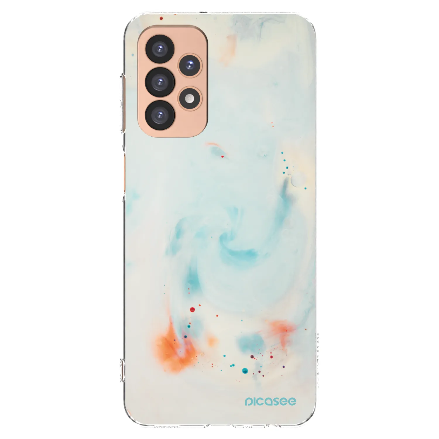 Picasee Samsung Galaxy A23 A236B 5G Hülle - Transparentes Silikon - Splash