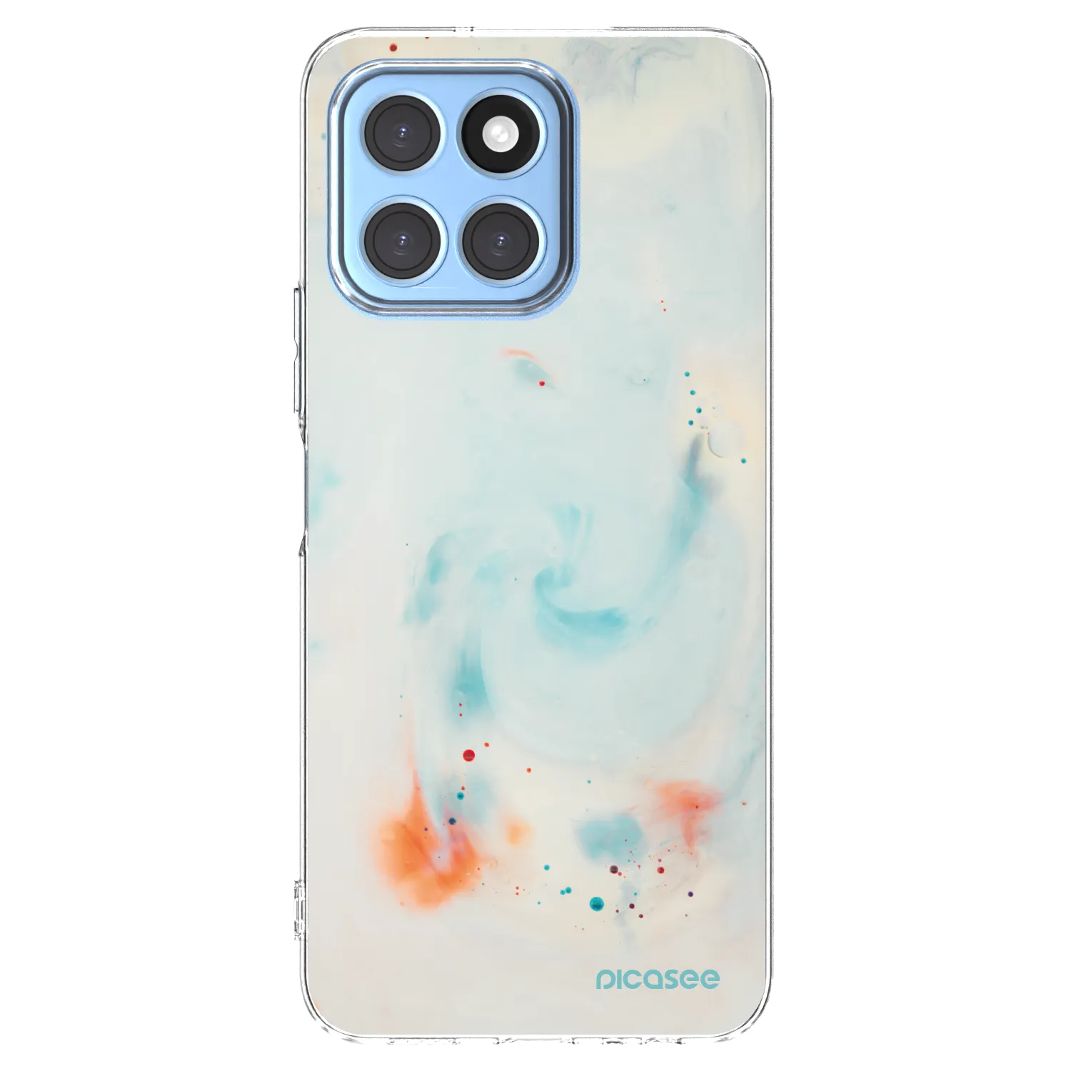 Picasee Honor X8 5G Hülle - Transparentes Silikon - Splash