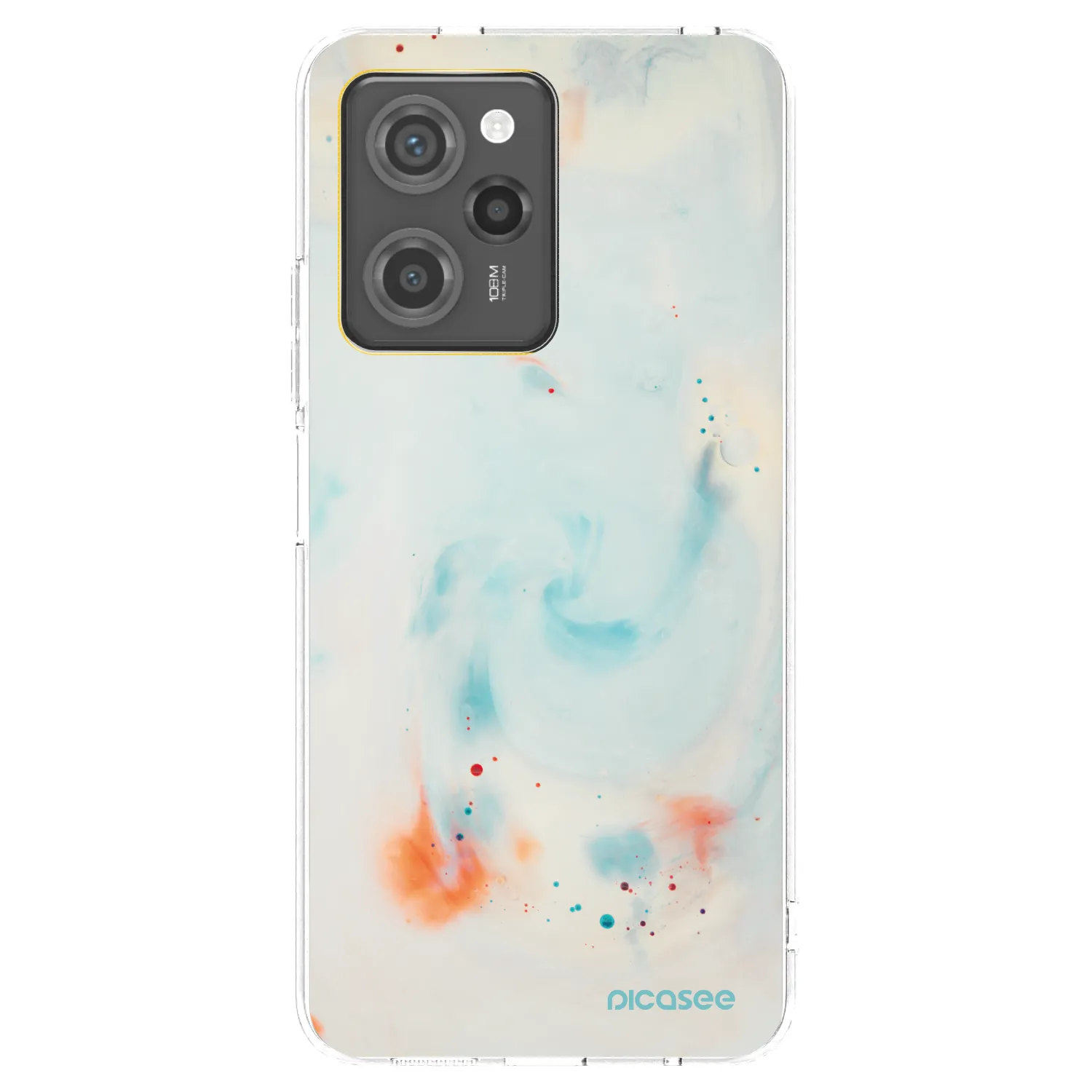 Picasee Xiaomi Poco X5 Pro Hülle - Schwarzes Silikon - Splash