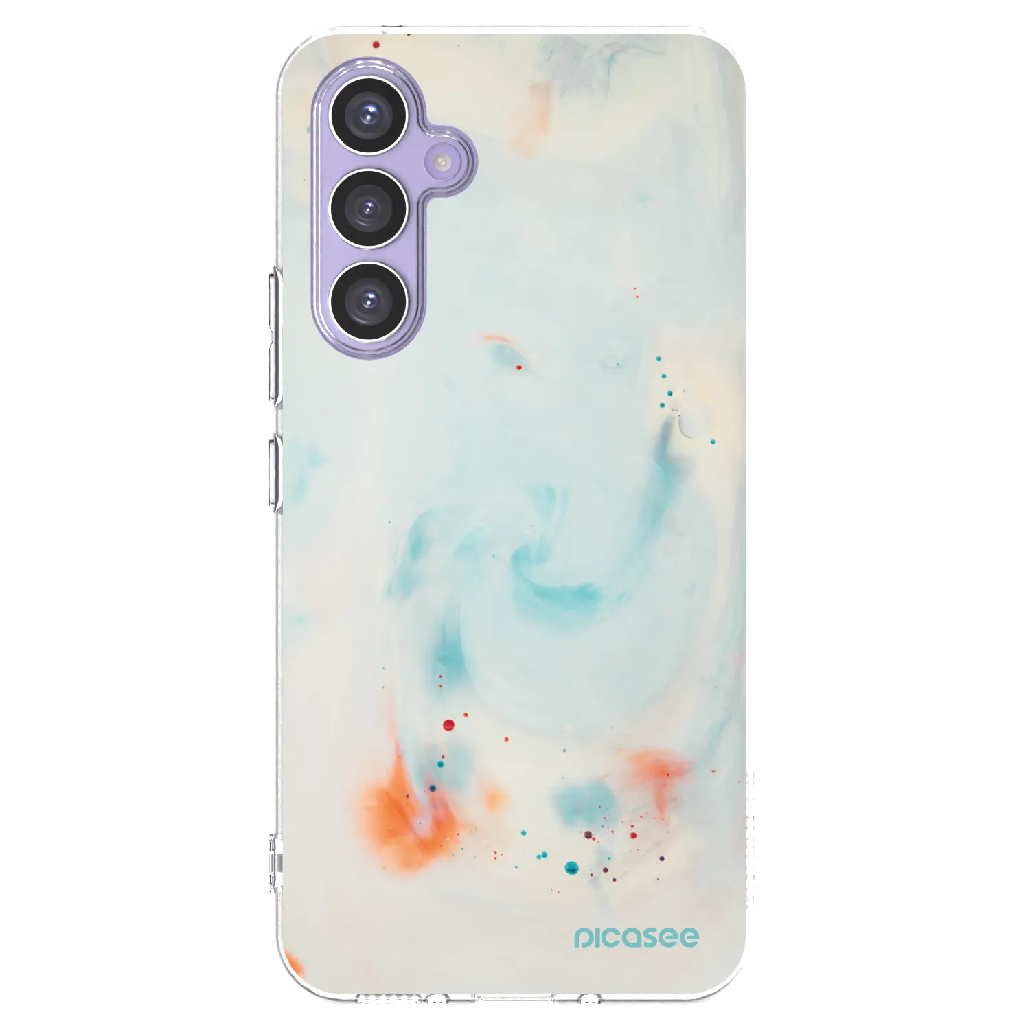 Picasee Samsung Galaxy A54 5G A546B Hülle - Transparentes Silikon - Splash