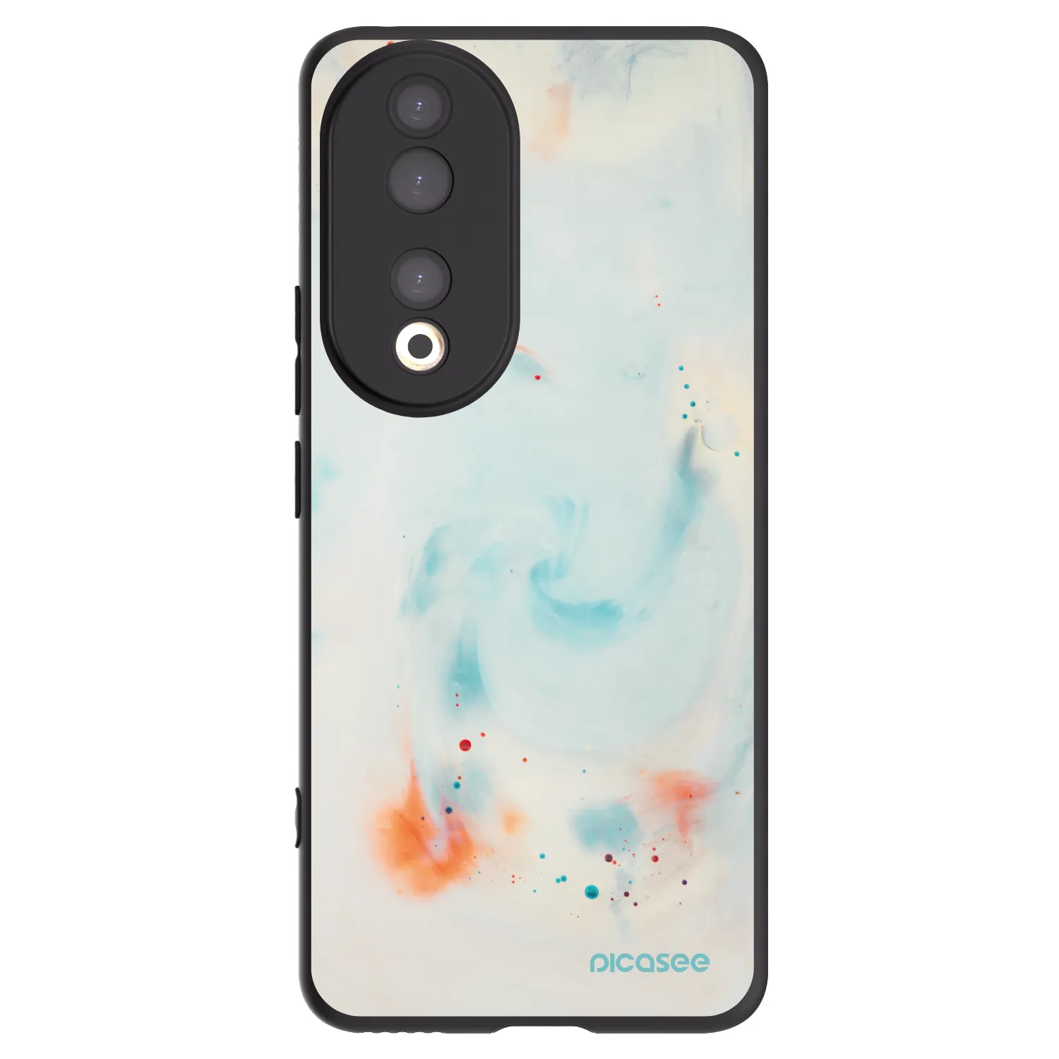 Picasee Honor 90 5G Hülle - Schwarzes Silikon - Splash