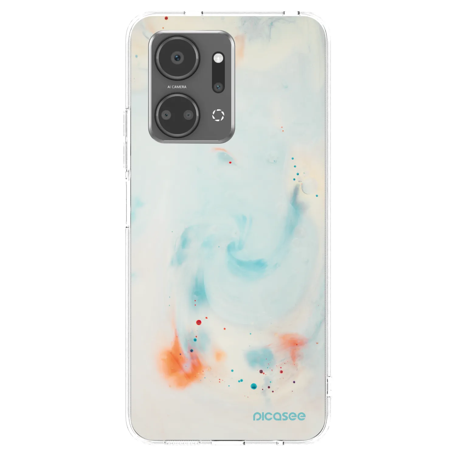 Picasee Honor X7a Hülle - Transparentes Silikon - Splash