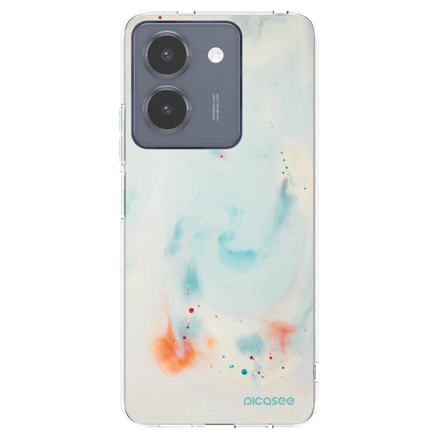 Picasee Vivo Y36 4G Hülle - Transparentes Silikon - Splash