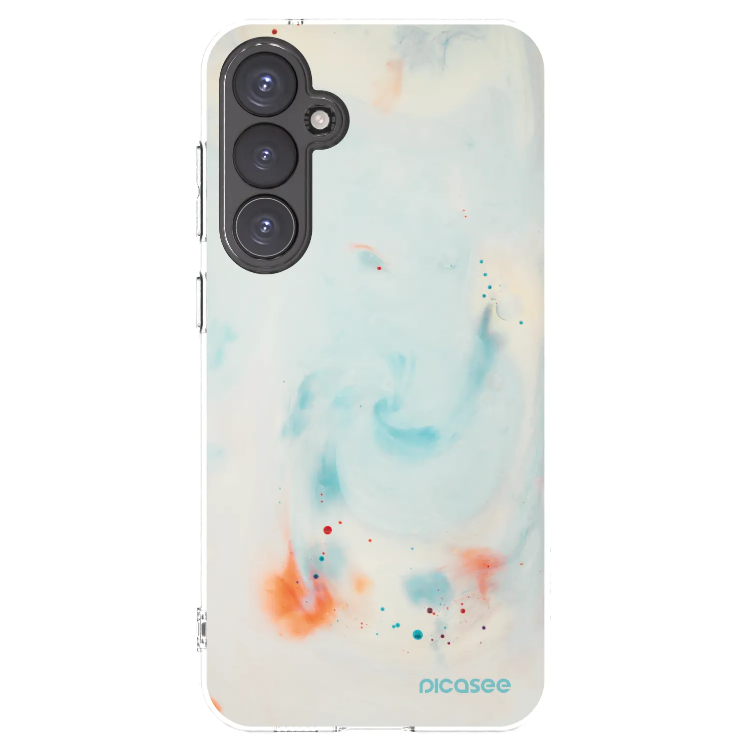 Picasee Samsung Galaxy S23 FE S711B Hülle - Transparentes Silikon - Splash