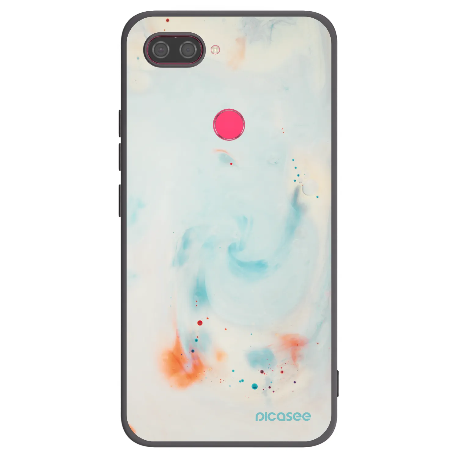 Picasee Xiaomi Mi 8 Lite Hülle - Schwarzes Silikon - Splash