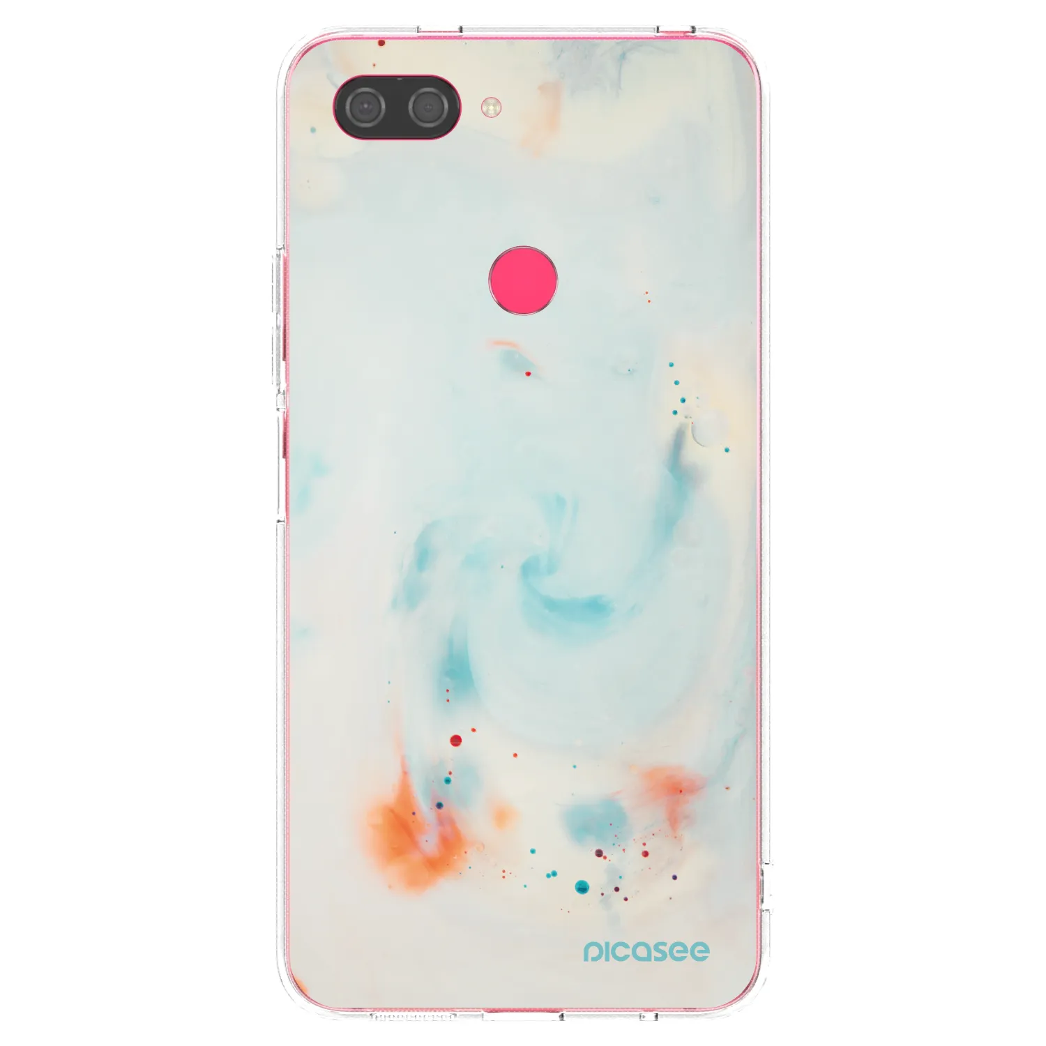 Picasee Xiaomi Mi 8 Lite Hülle - Transparentes Silikon - Splash
