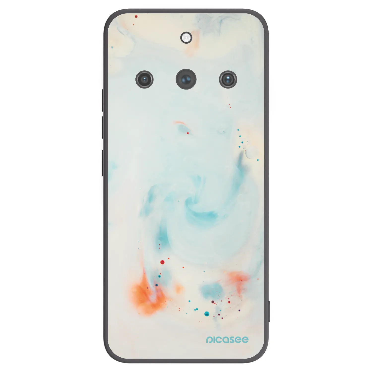 Picasee Realme 11 Pro+ Hülle - Schwarzes Silikon - Splash