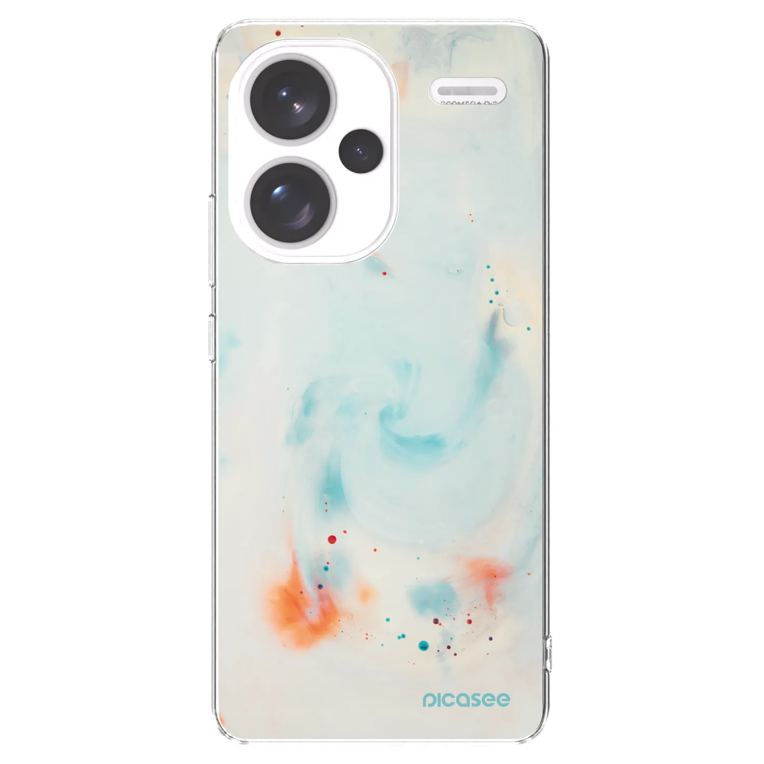 Picasee Xiaomi Redmi Note 13 Pro+ 5G Hülle - Transparentes Silikon - Splash