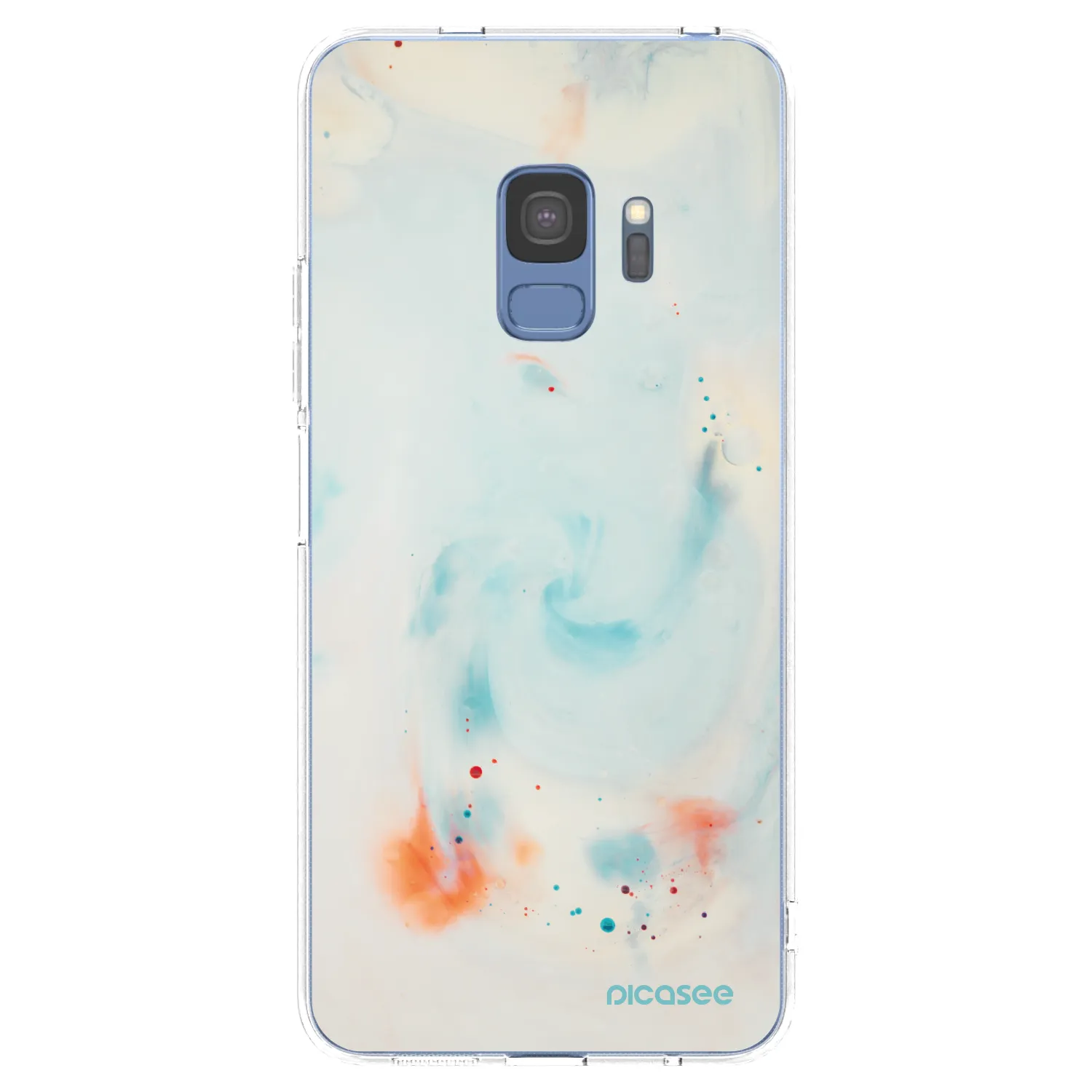 Picasee Samsung Galaxy S9 G960F Hülle - Transparentes Silikon - Splash