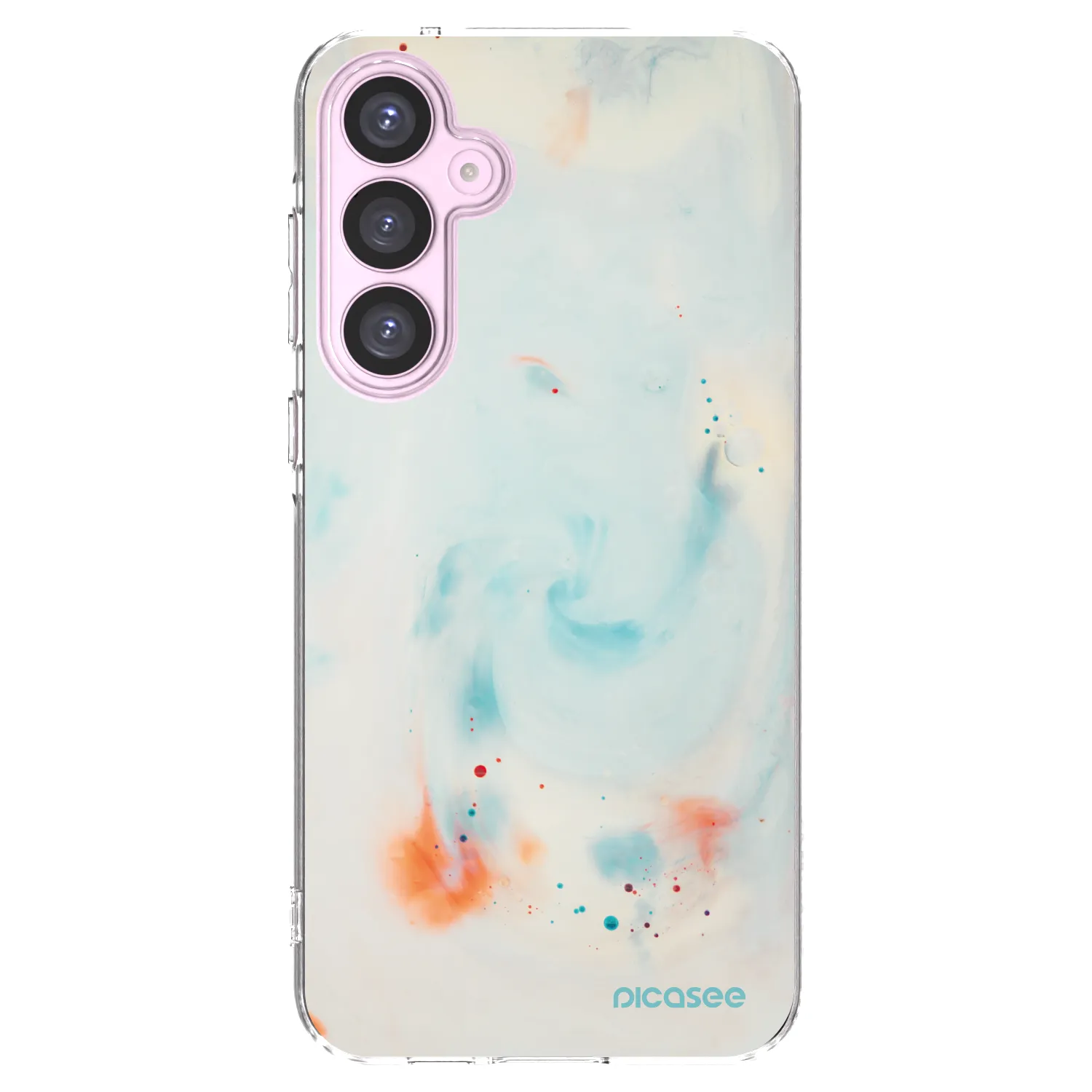 Picasee Samsung Galaxy A55 5G A556B Hülle - Transparentes Silikon - Splash
