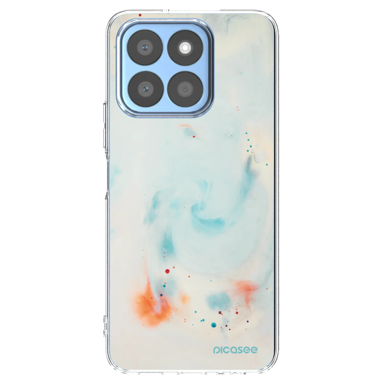 Picasee Honor X8b Hülle - Transparentes Silikon - Splash