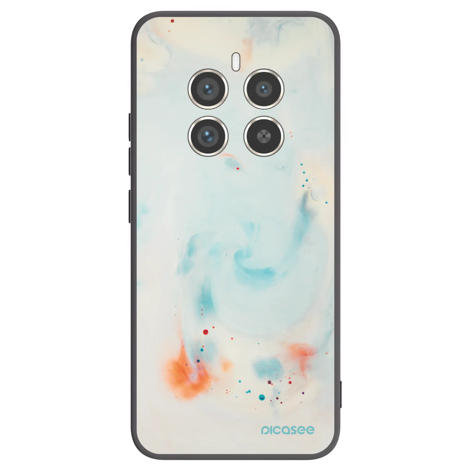 Picasee Realme 12 Pro 5G Hülle - Schwarzes Silikon - Splash