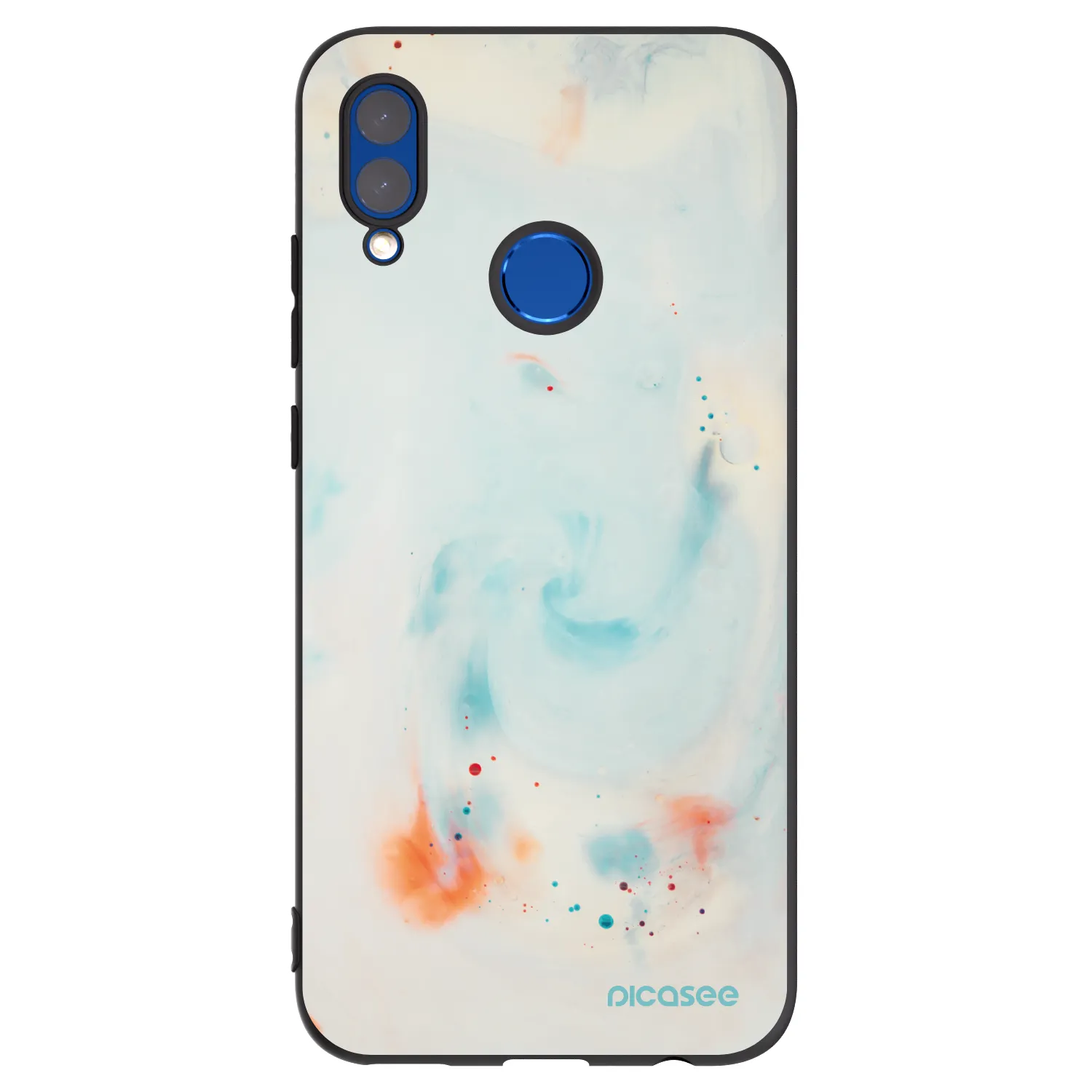 Picasee Honor 10 Lite Hülle - Schwarzes Silikon - Splash