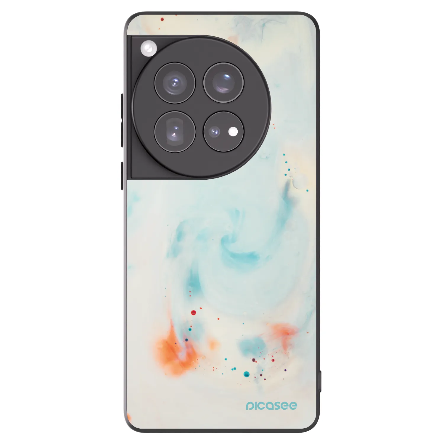 Picasee OnePlus 12 5G Hülle - Schwarzes Silikon - Splash
