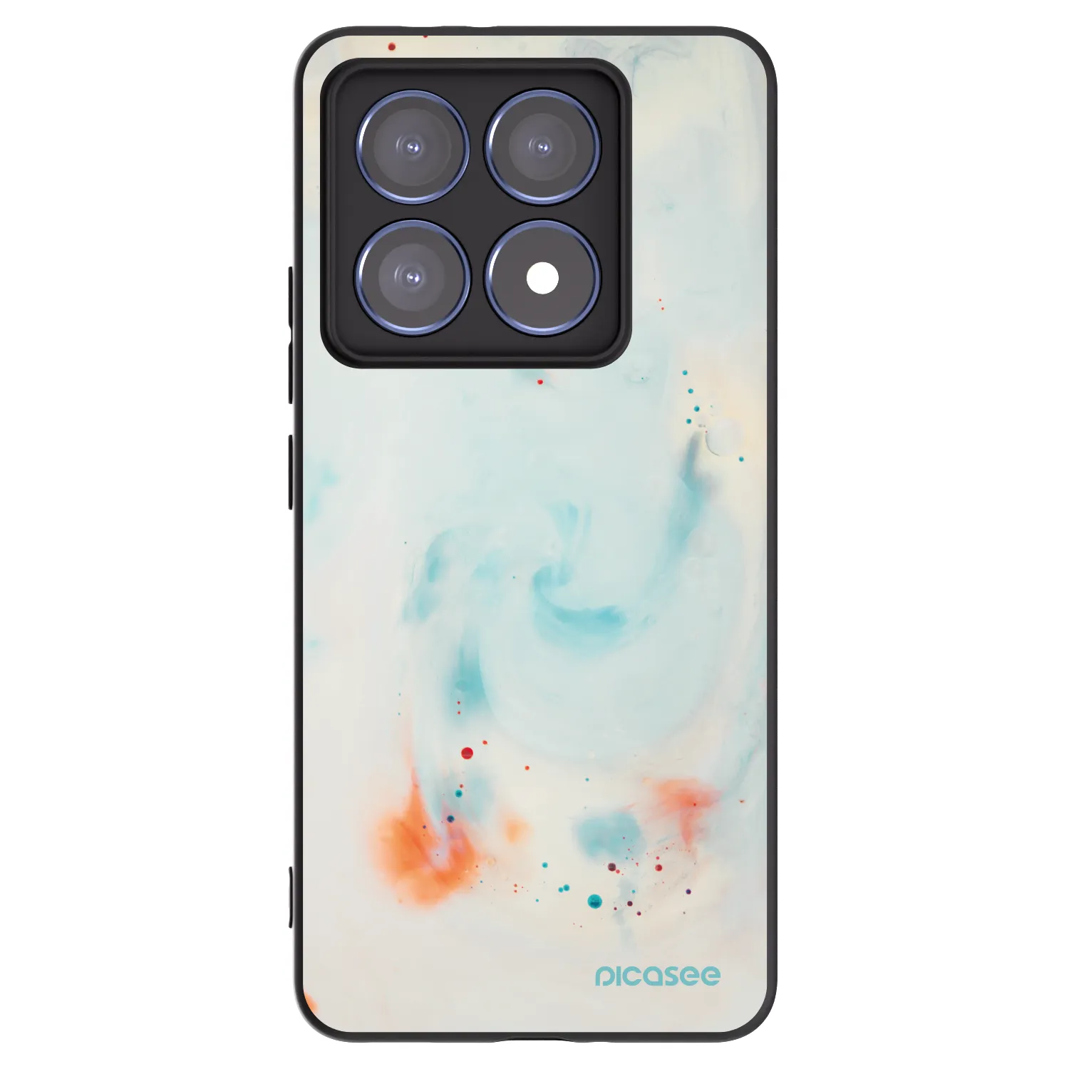 Picasee Xiaomi 14T Pro Hülle - Schwarzes Silikon - Splash