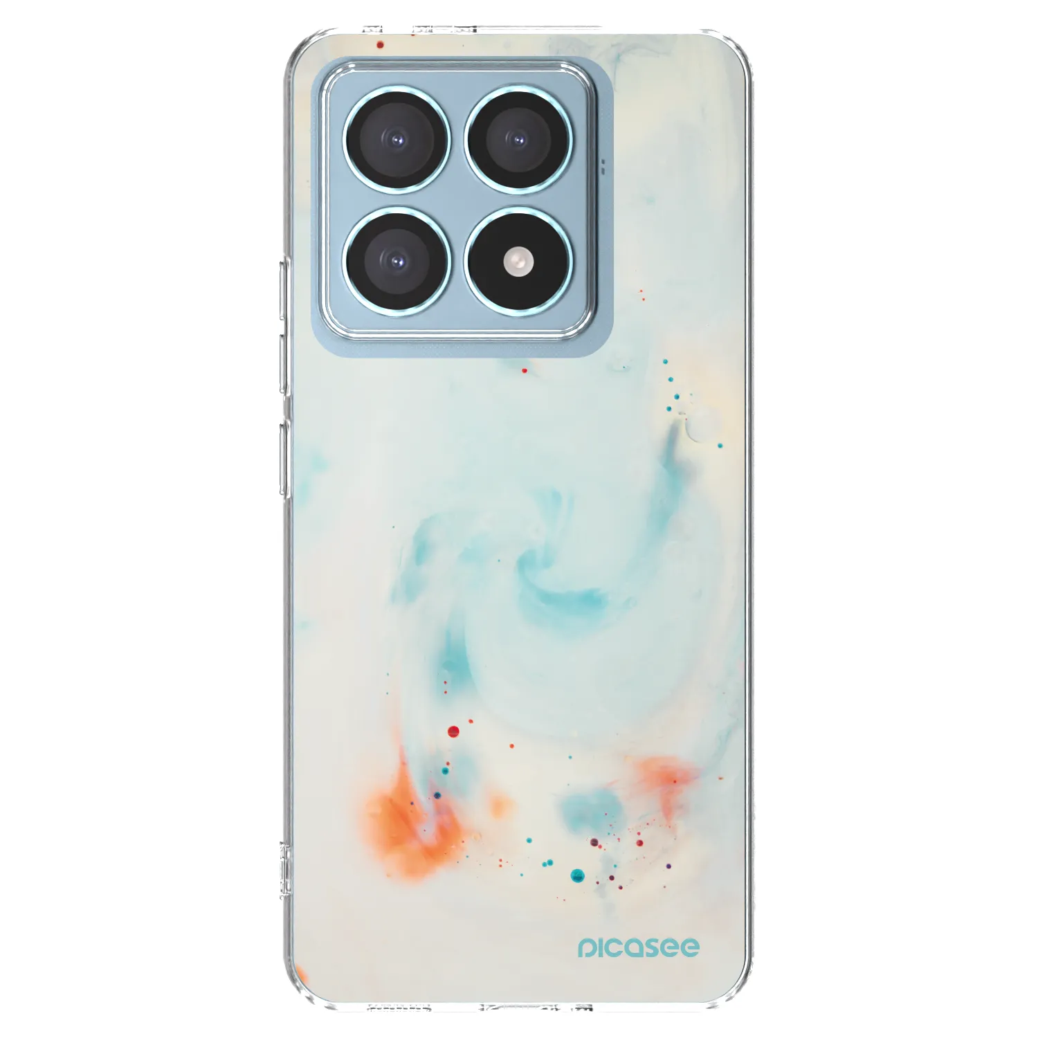 Picasee Xiaomi 14T Pro Hülle - Transparentes Silikon - Splash