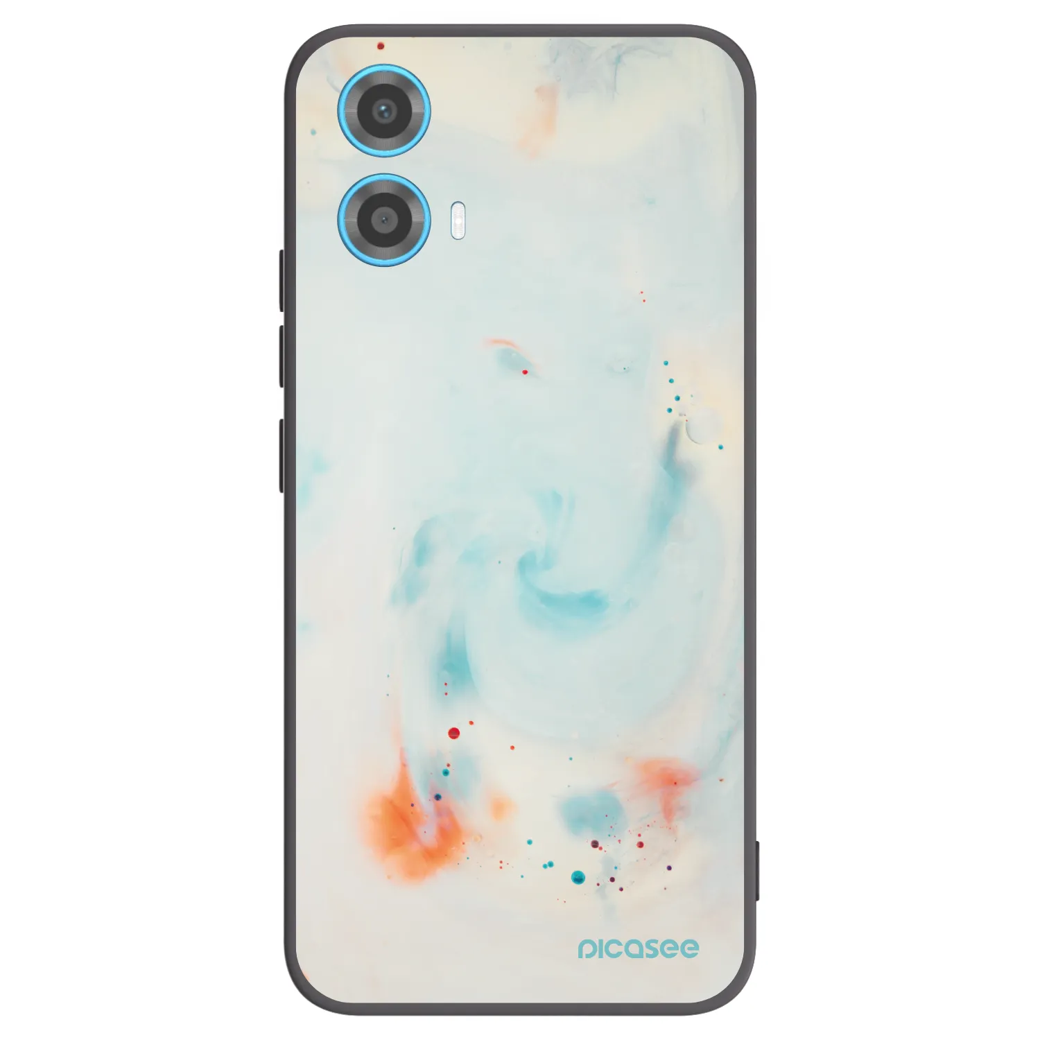 Picasee Motorola Moto G34 5G Hülle - Schwarzes Silikon - Splash