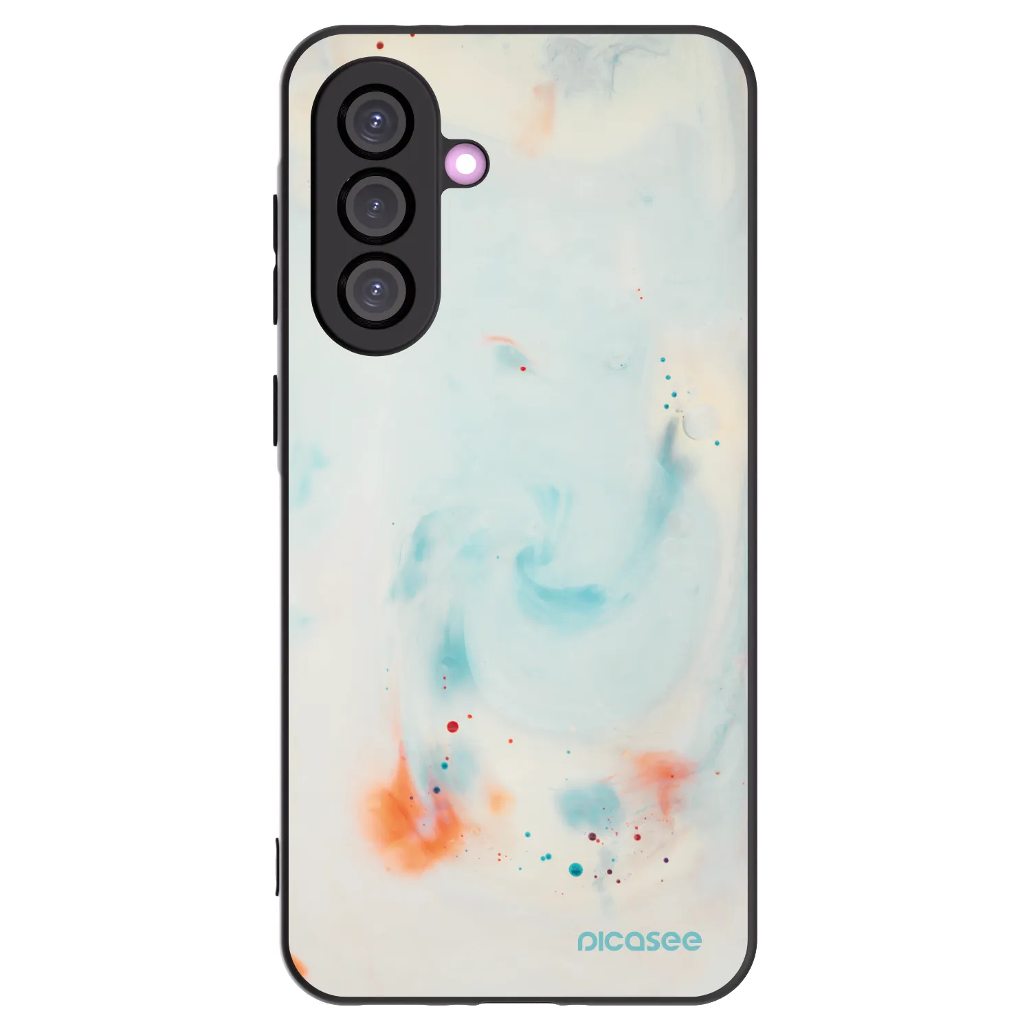 Picasee Samsung Galaxy A36 5G Hülle - Schwarzes Silikon - Splash