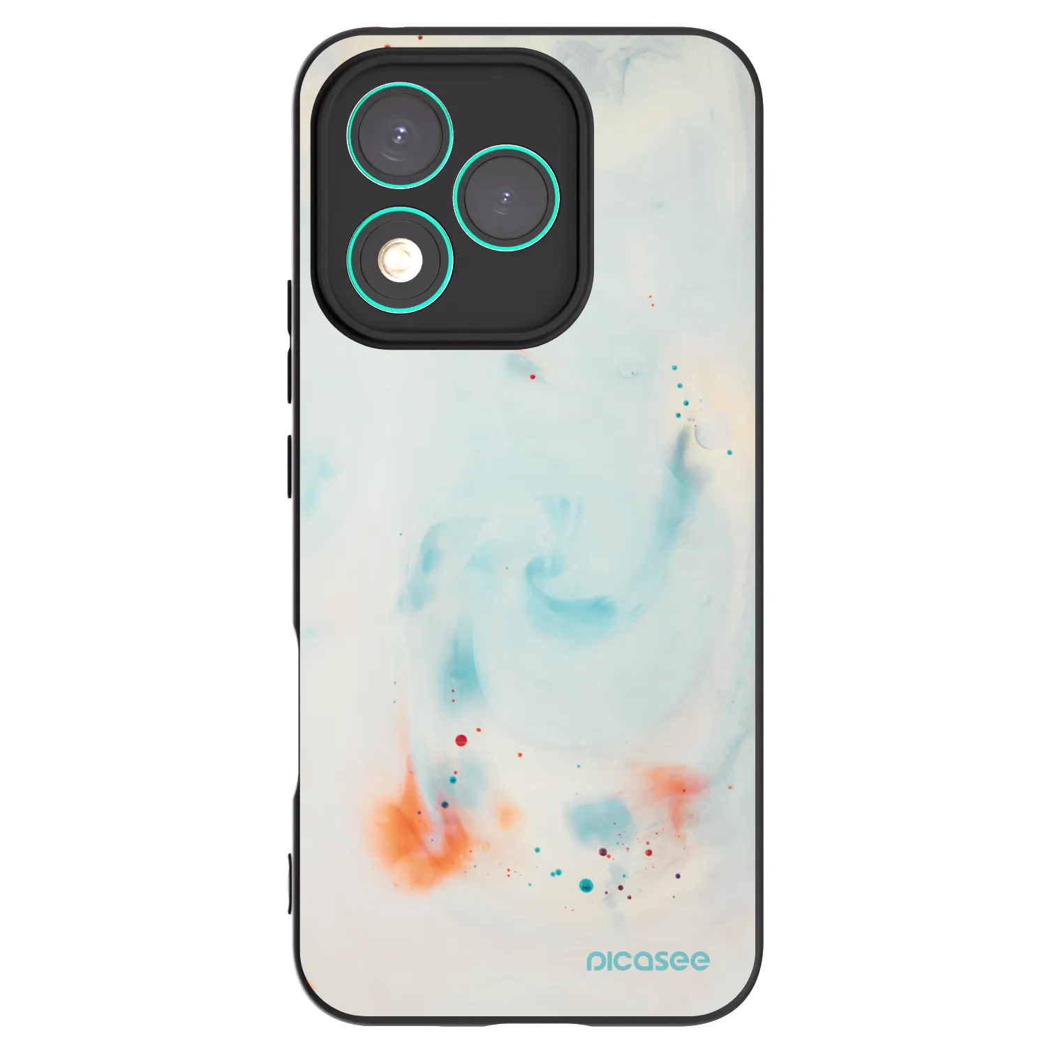 Picasee Honor 400 Lite 5G Hülle - Schwarzes Silikon - Splash